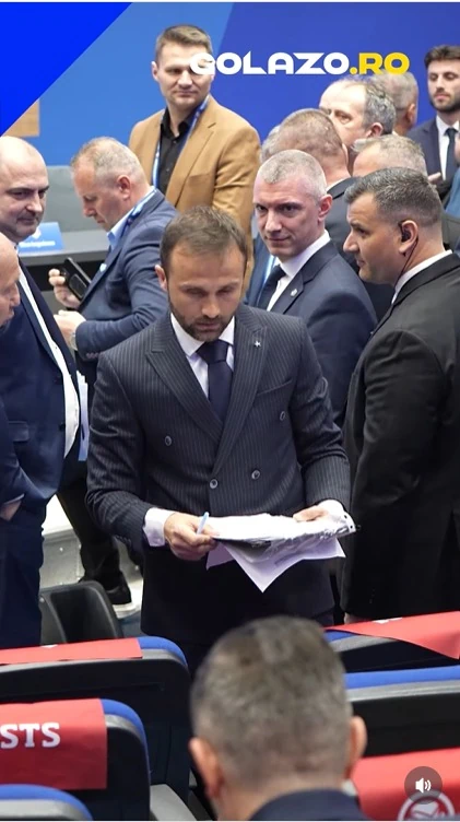 Ilie Drăgan și Radu Vișan, discuții la Adunarea Generală FRF 2026