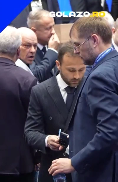 Laurențiu Candrea lângă Ilie Drăgan la Adunarea FRF 2026